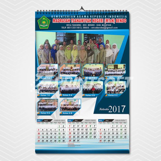 Kalender Dinding 31x48cm Ap120