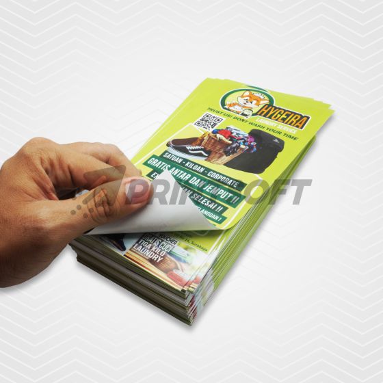 Brosur Flyer Sepertiga A4 5 Hari Kerja