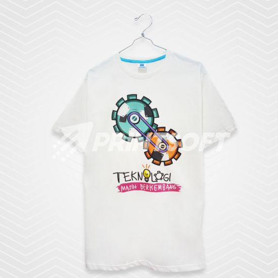 Print Kaos Putih DTG A4