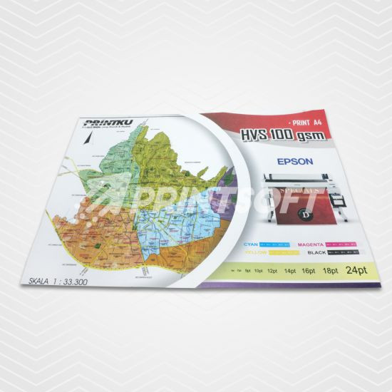 HVS 80 Gsm A4 BW Hitam Putih