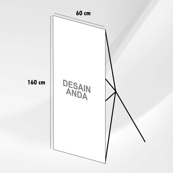 X Banner Flexi China 280 gsm 60 x 160 cm