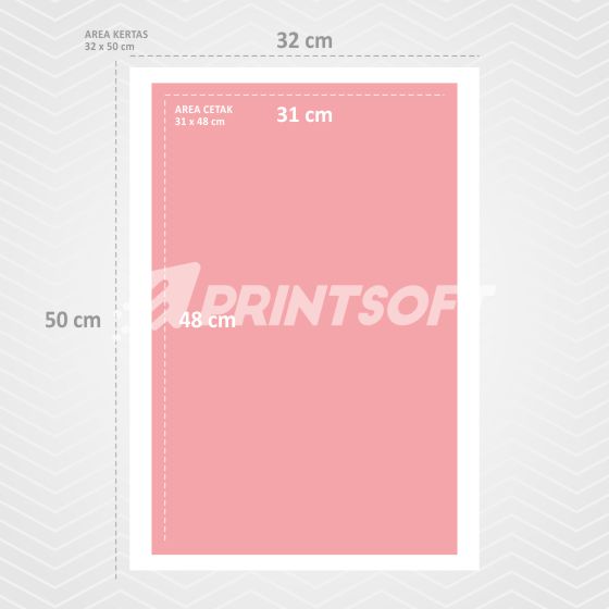 Cetak Offset Art Paper 120 32x50cm